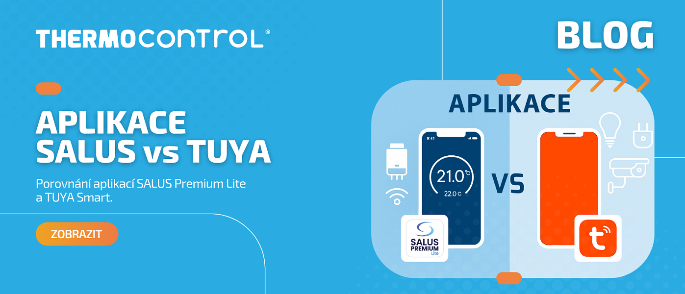 Aplikace pro chytrou domácnost: SALUS vs Tuya Aplikace pro chytrou domácnost: SALUS vs Tuya