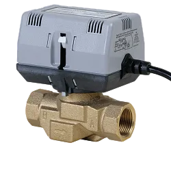 Motorický ventil se spínacím kontaktem, 2-cestný, závit 1", 230V