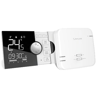Bezdrátový týdenní progr. termostat, 0-230V, 868MHz